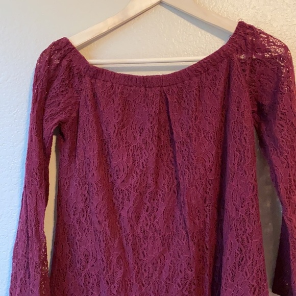 Miami Lace Blouse Red Size Medium - Picture 10 of 10